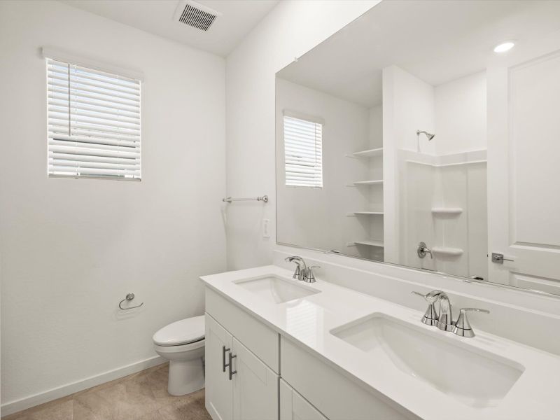 Furnished interior view inside a new home in Meritage Homes by Teravalis - Reserve Series, Buckeye (Image 4).