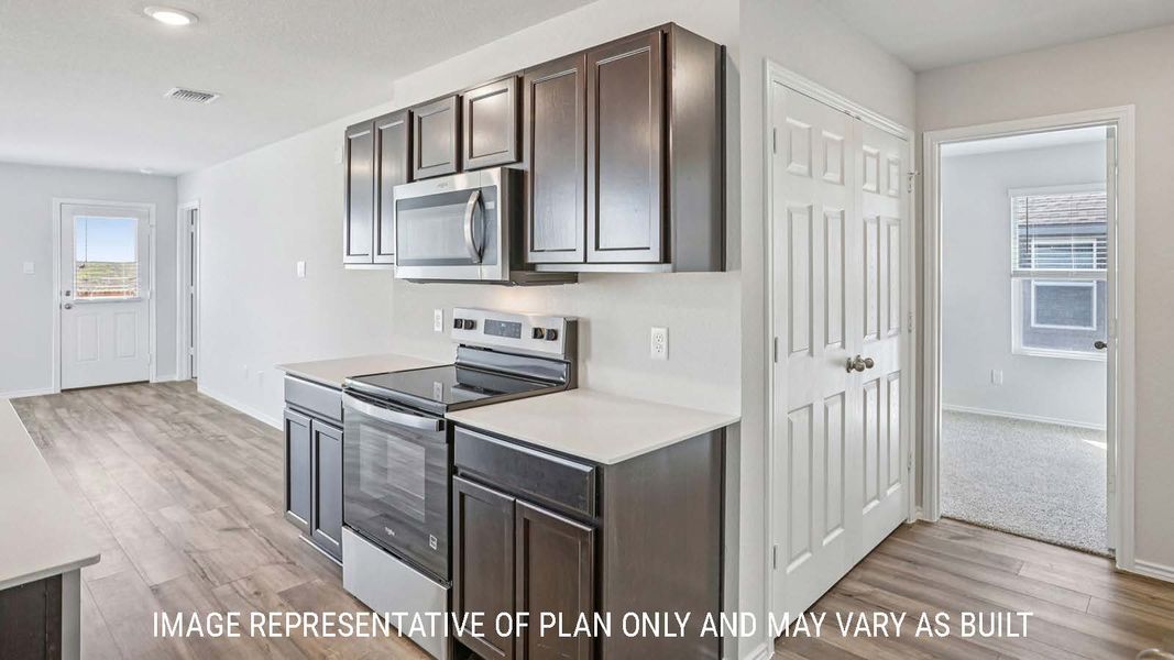 Furnished interior view inside a new home in The Villages at Schwertner Ranch, Jarrell (Image 6).