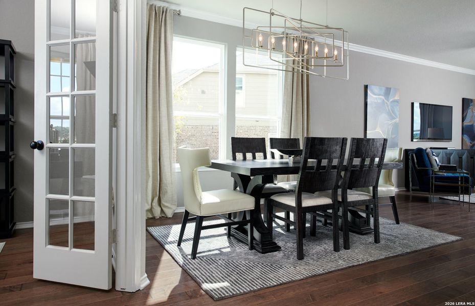 Furnished interior view inside a new home in Davis Ranch, San Antonio (Image 5).