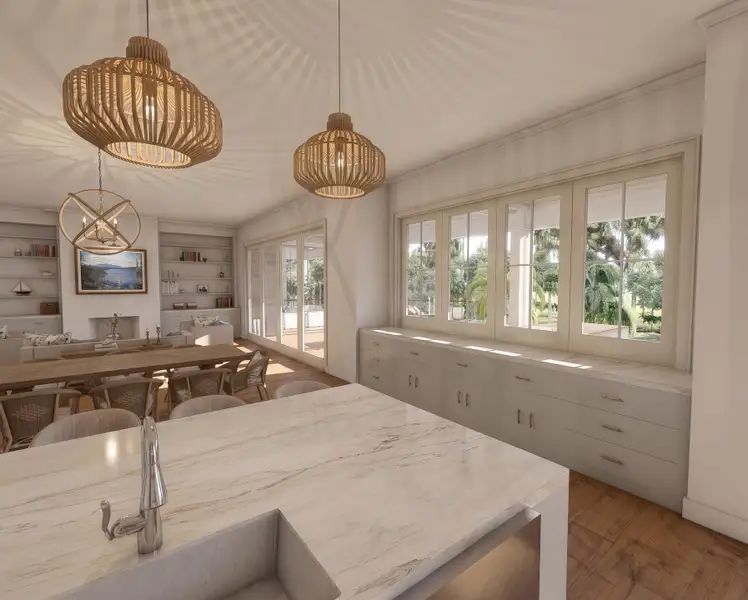 Furnished interior view inside a new home in , Charleston (Image 5).