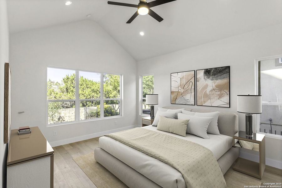 Furnished interior view inside a new home in , San Antonio (Image 13).