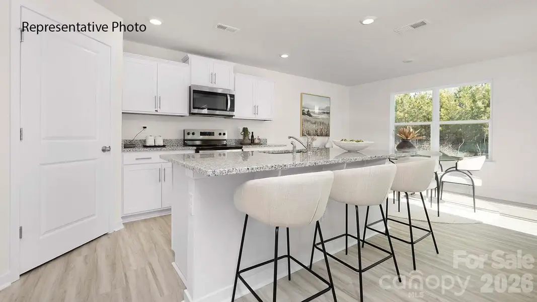 Furnished interior view inside a new home in Woodhaven at Chester, Chester (Image 6).