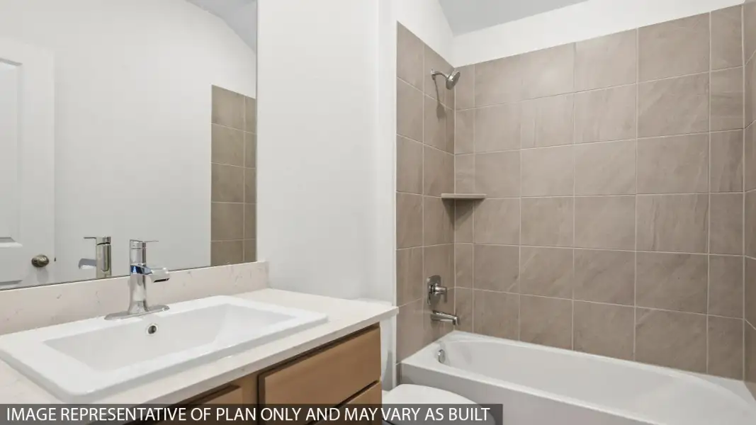 Furnished interior view inside a new home in Rushing Waters, Katy (Image 3).