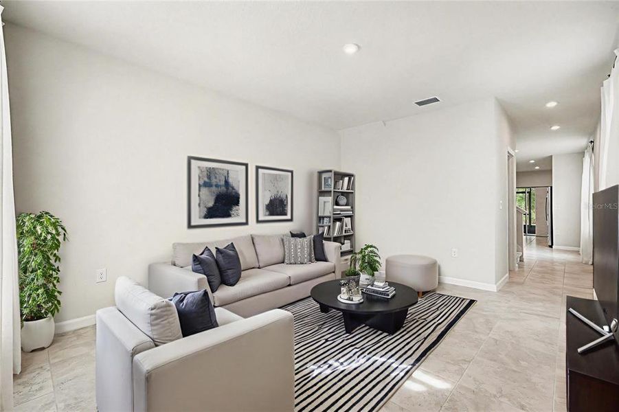 Furnished interior view inside a new home in , New Port Richey (Image 8).