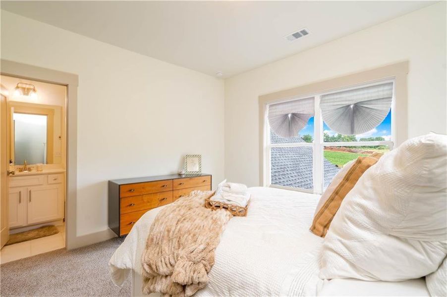 Furnished interior view inside a new home in , Cumming (Image 22).