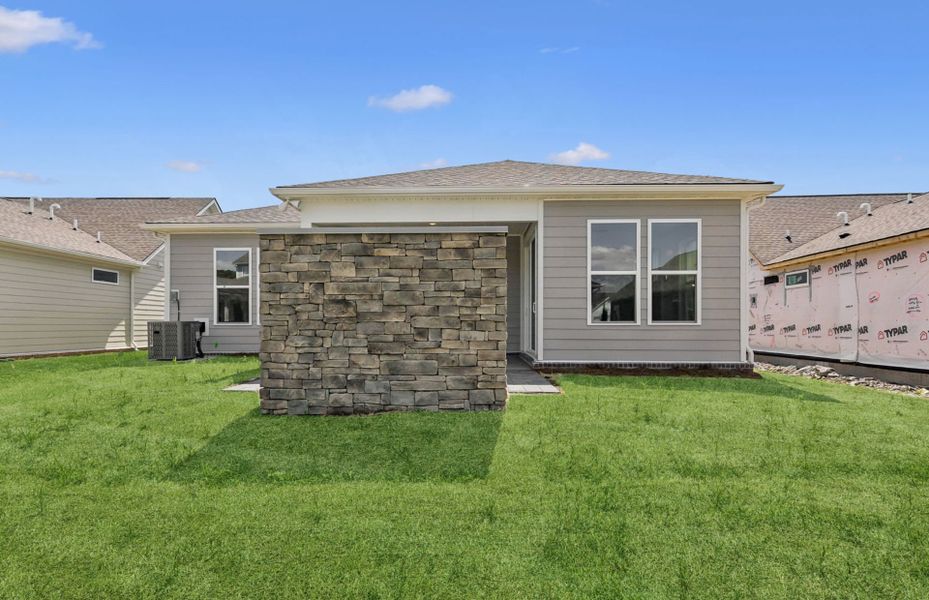Exterior details and patio area of a home in Del Webb Southern Harmony, Murfreesboro (Image 30).