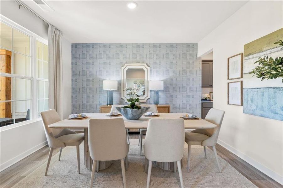 Furnished interior view inside a new home in Hawthorne Reserve, Dallas (Image 3).