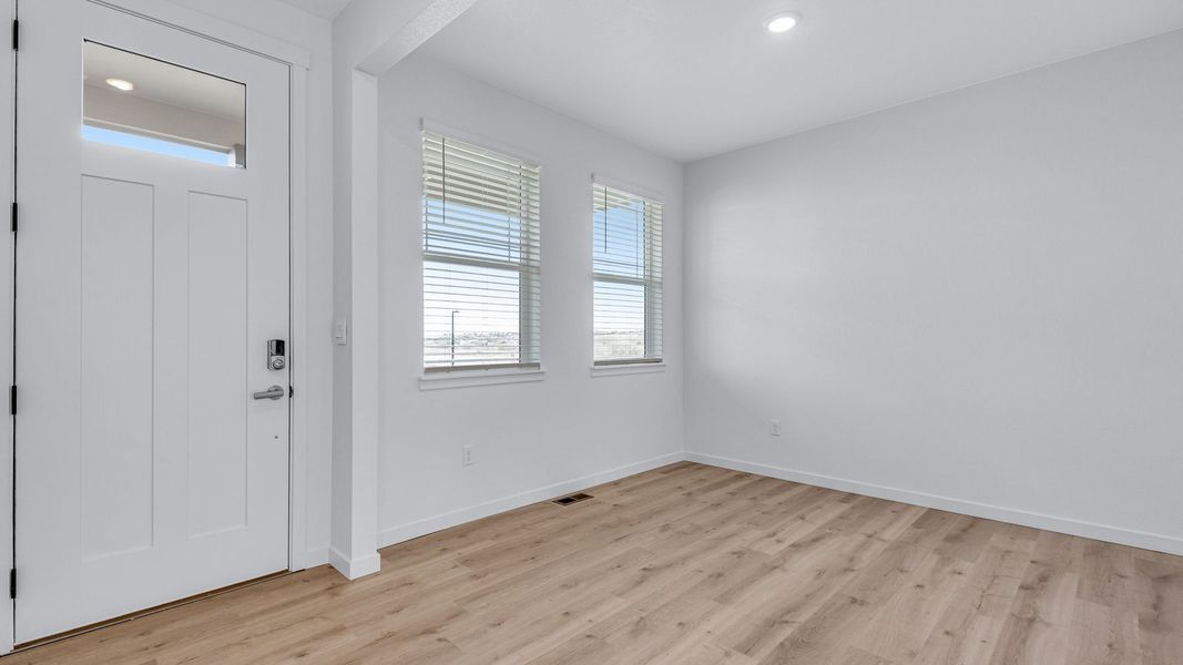 Representative unfurnished interior of a home built from the Bridgeport by D.R. Horton in Hansen Farm, Fort Collins (Image 14).