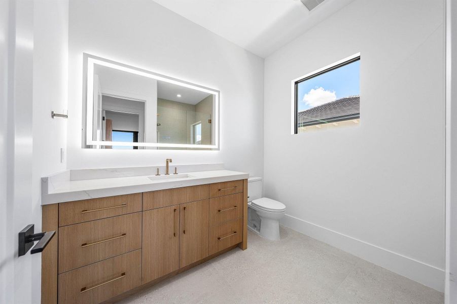 Furnished interior view inside a new home in , Jupiter (Image 35).