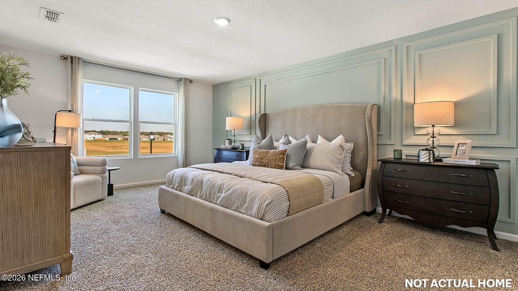 Furnished interior view inside a new home in Copes Landing, Jacksonville (Image 15).