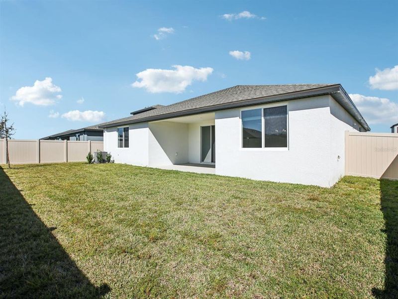 Exterior details and patio area of a home in Two Rivers - Signature Series, Zephyrhills (Image 22). Exterior details and patio area of a home in Two Rivers - Signature Series, Zephyrhills (Image 22).