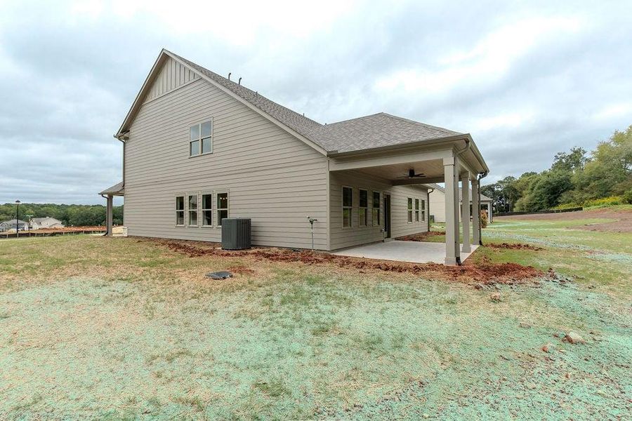 Exterior details and patio area of a home in , Hoschton (Image 3).