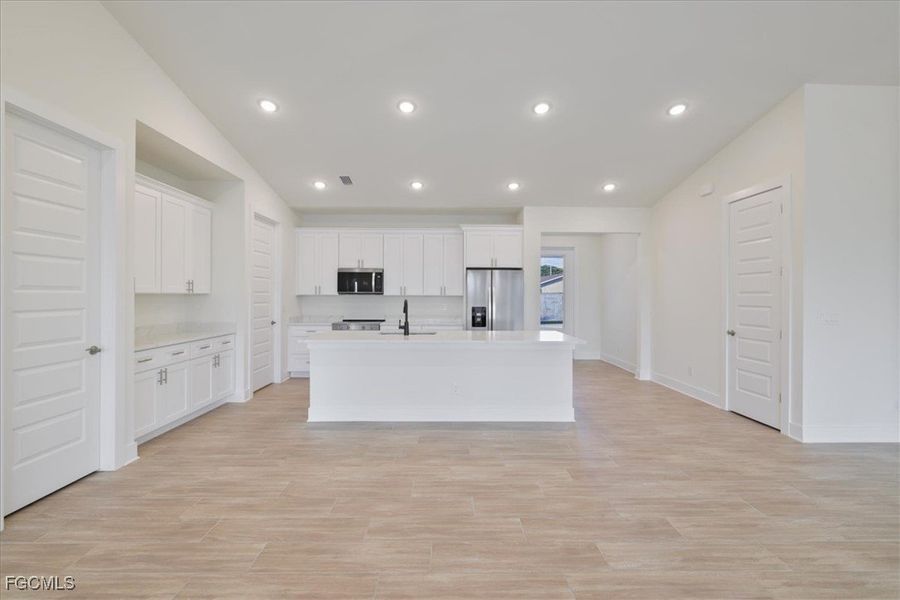 Furnished interior view inside a new home in Cape Coral, Cape Coral (Image 8). Furnished interior view inside a new home in Cape Coral, Cape Coral (Image 8).