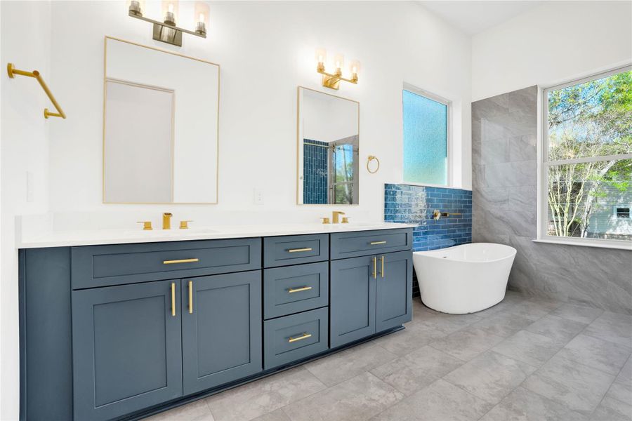 Furnished interior view inside a new home in , Cypress (Image 7).