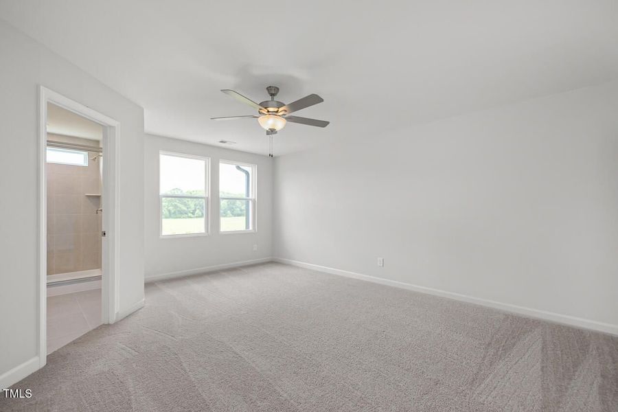 Spacious, unfurnished interior of a new home in Springvale, Fuquay Varina (Image 75).