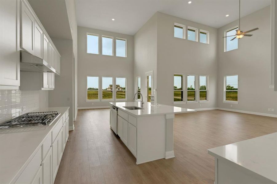 Furnished interior view inside a new home in Highland Crossing, Celina (Image 7).