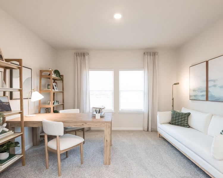 Work from home in your own personal office space.