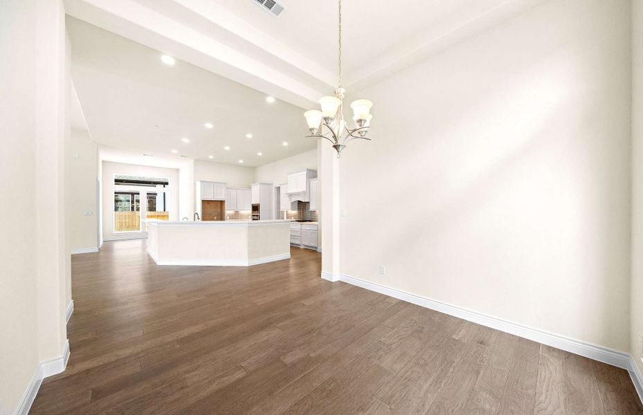 Representative unfurnished interior of a home built from the 3030AU by Ravenna Homes in Audubon 60′, Magnolia (Image 27).