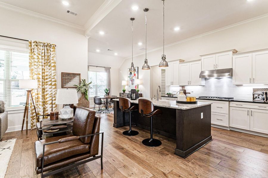 Furnished interior view inside a new home in White Oak, Arlington (Image 9).