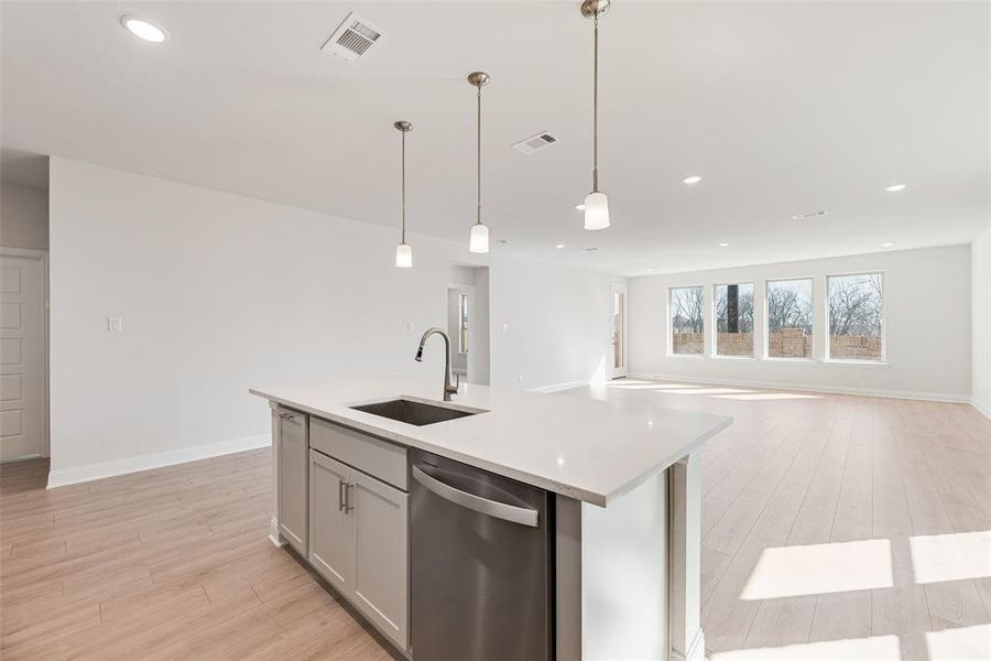 Furnished interior view inside a new home in Villages of Hurricane Creek, Anna (Image 13). Furnished interior view inside a new home in Villages of Hurricane Creek, Anna (Image 13).