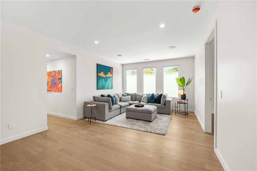 Furnished interior view inside a new home in , Atlanta (Image 43).