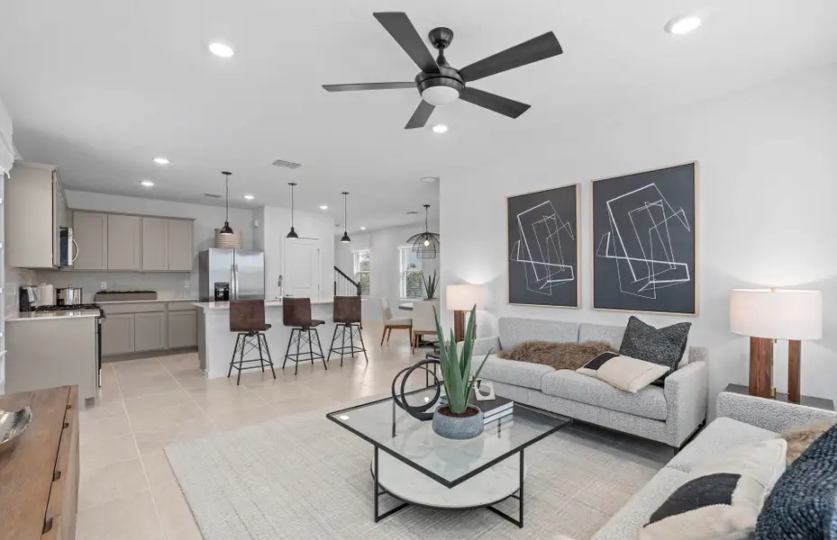 Representative furnished interior of a home built from the Kelsey II by Pulte Homes in SeaFlower, Bradenton (Image 6). Representative furnished interior of a home built from the Kelsey II by Pulte Homes in SeaFlower, Bradenton (Image 6).