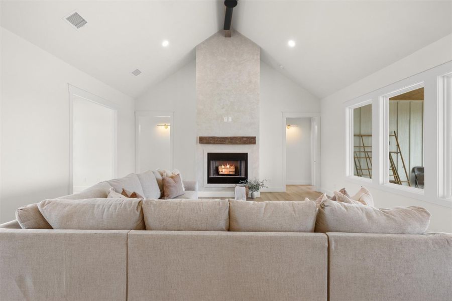 Furnished interior view inside a new home in , Snook (Image 34).