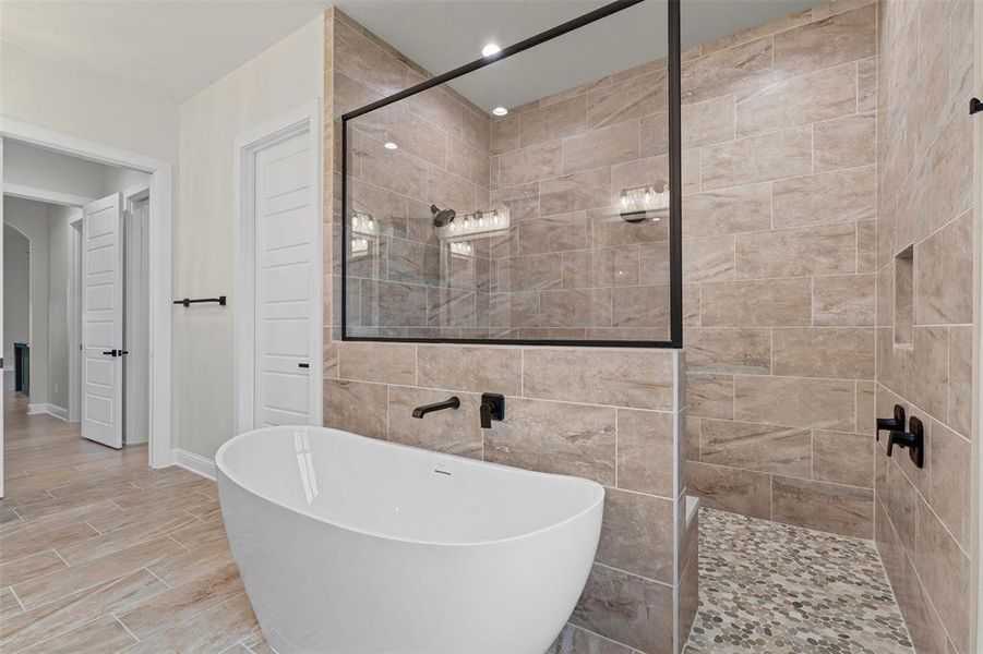 Furnished interior view inside a new home in Santana Ridge, Weatherford (Image 13).