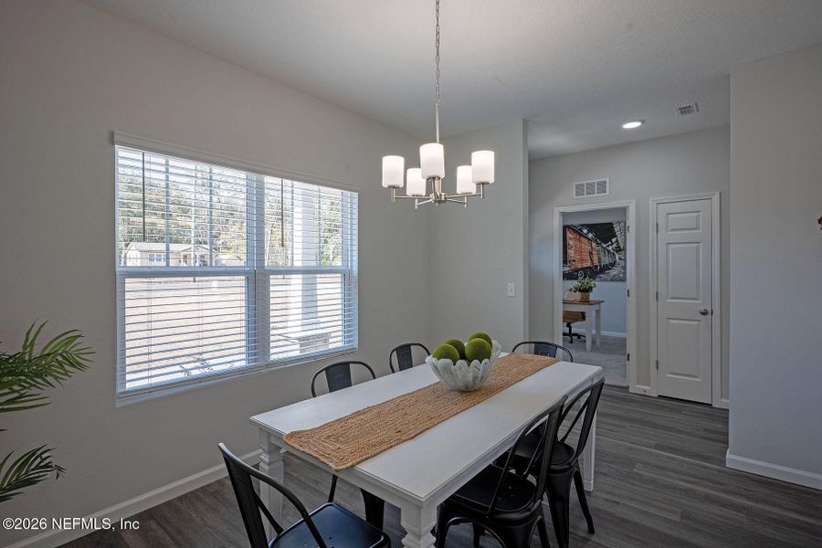 Furnished interior view inside a new home in , Jacksonville (Image 8).