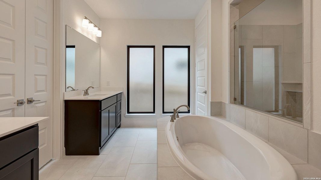 Furnished interior view inside a new home in VIDA, San Antonio (Image 6).