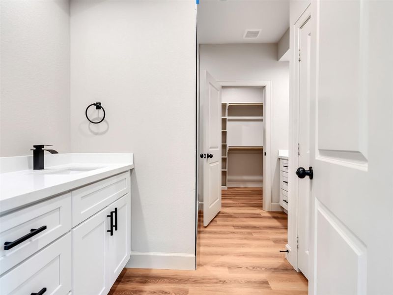 Furnished interior view inside a new home in , Willis (Image 11).
