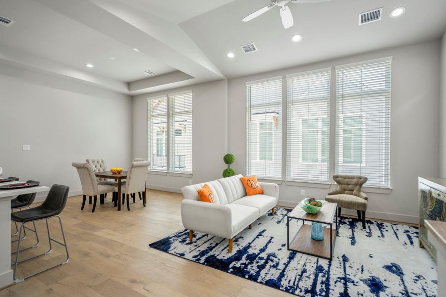 Furnished interior view inside a new home in , Houston (Image 5).