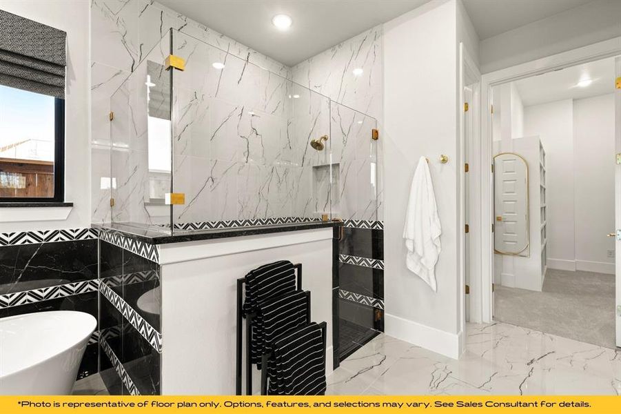 Furnished interior view inside a new home in Rio Vista at Kelly Ranch, Aledo (Image 23).