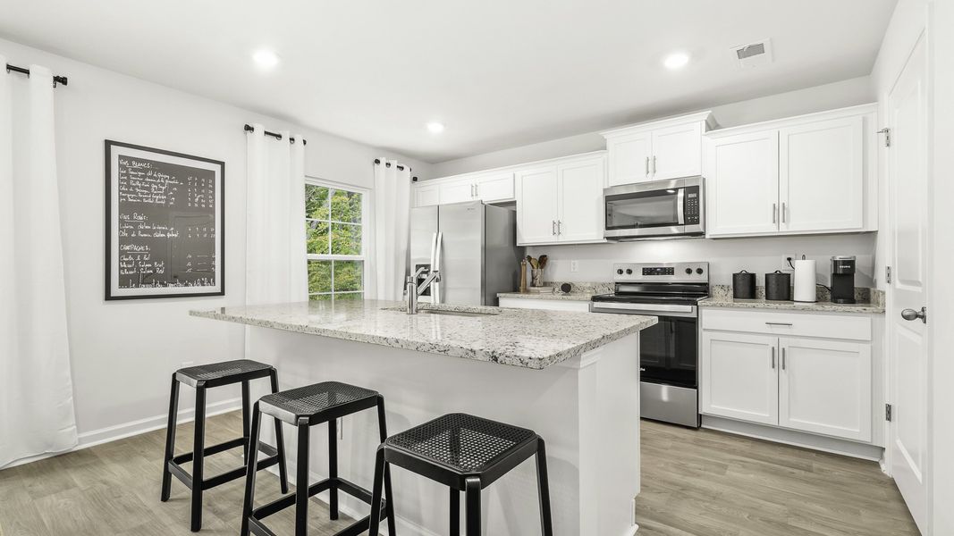 Furnished interior view inside a new home in Foxtail, Yadkinville (Image 6). Furnished interior view inside a new home in Foxtail, Yadkinville (Image 6).