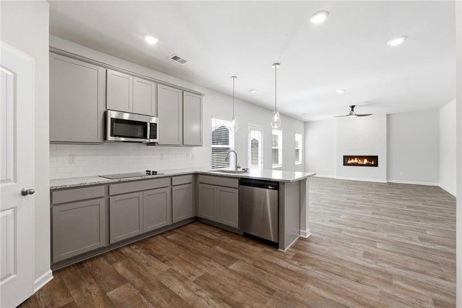 Furnished interior view inside a new home in River Walk Farm, Covington (Image 9).