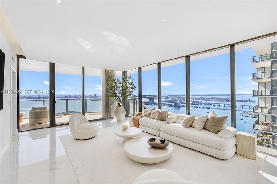 Furnished interior view inside a new home in , Miami (Image 18). Furnished interior view inside a new home in , Miami (Image 18).