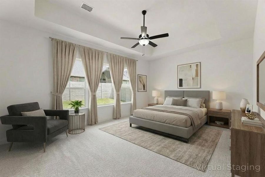 3216 Patterson Ct  - Primary Bedroom Virtually Staged