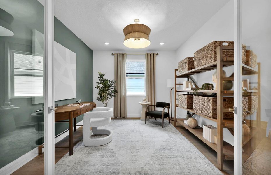 Furnished interior view inside a new home in Hyland Trail, Green Cove Springs (Image 5).