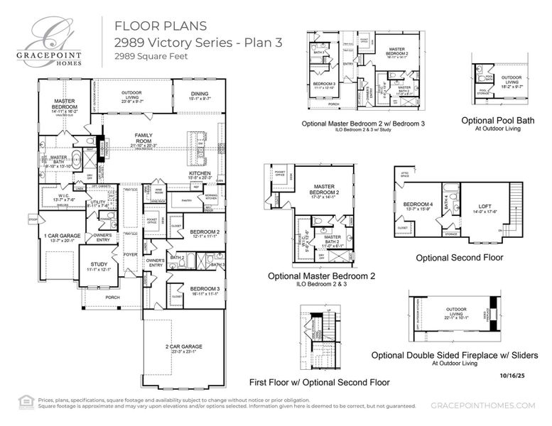 This inventory home includes 2nd story bed/bath4 and game room/loft area