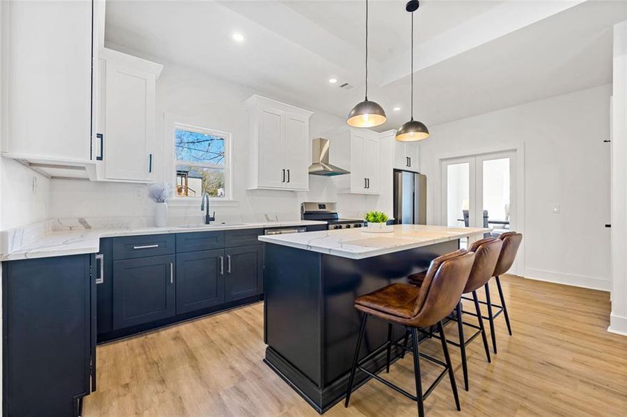 Furnished interior view inside a new home in , Atlanta (Image 9).