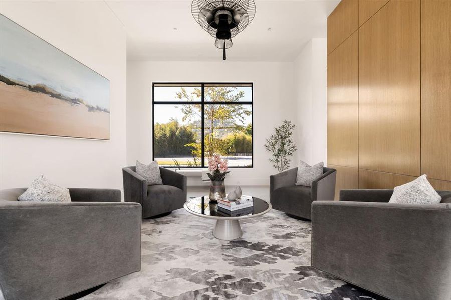 Furnished interior view inside a new home in , Dallas (Image 10).