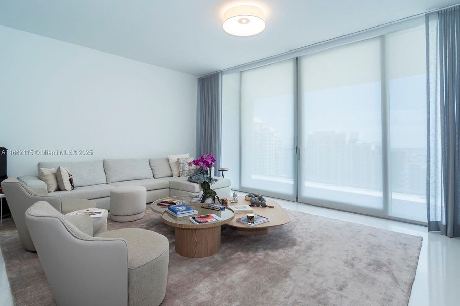 Furnished interior view inside a new home in , Miami (Image 31). Furnished interior view inside a new home in , Miami (Image 31).