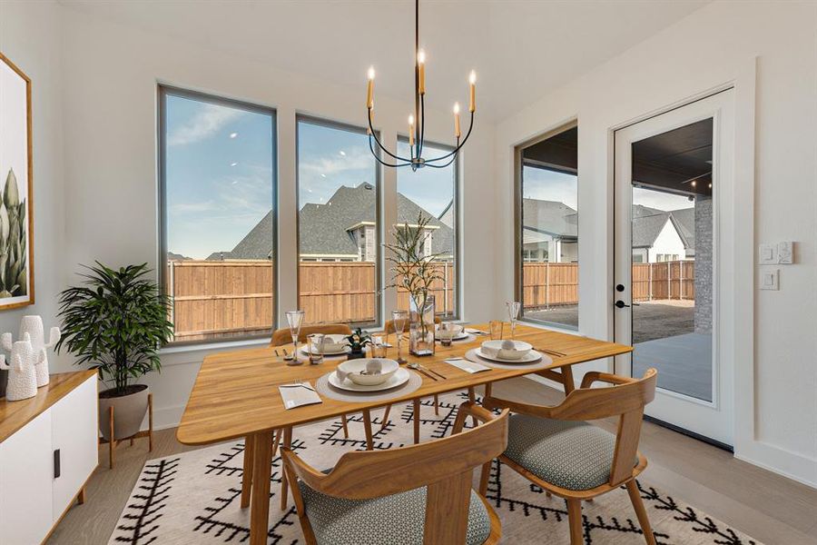 Furnished interior view inside a new home in Quail Hollow, Rockwall (Image 17).
