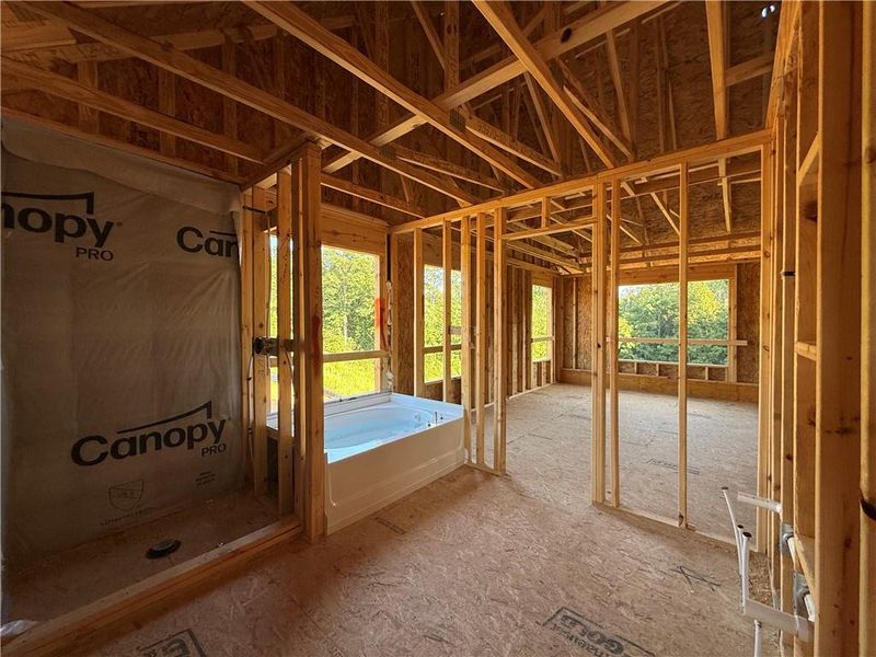 In-progress construction of a new home in Maple Village, Adairsville, GA (Image 18).