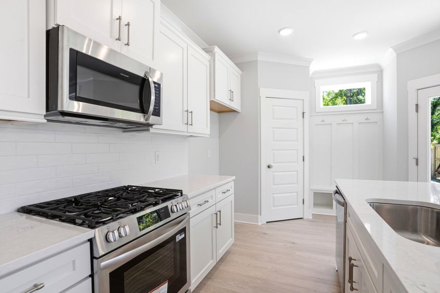 Representative furnished interior of a home built from the The Remington by RobuckHomes in Downtown Wilmington Collective, Wilmington (Image 19). Representative furnished interior of a home built from the The Remington by RobuckHomes in Downtown Wilmington Collective, Wilmington (Image 19).