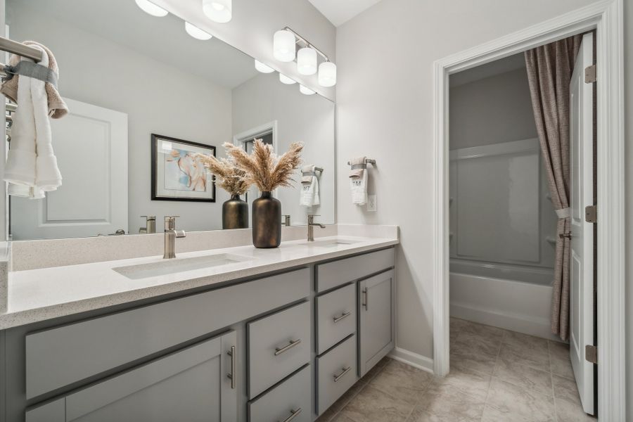 Furnished interior view inside a new home in Ridge at Sugar Creek, Indian Land (Image 18). Furnished interior view inside a new home in Ridge at Sugar Creek, Indian Land (Image 18).