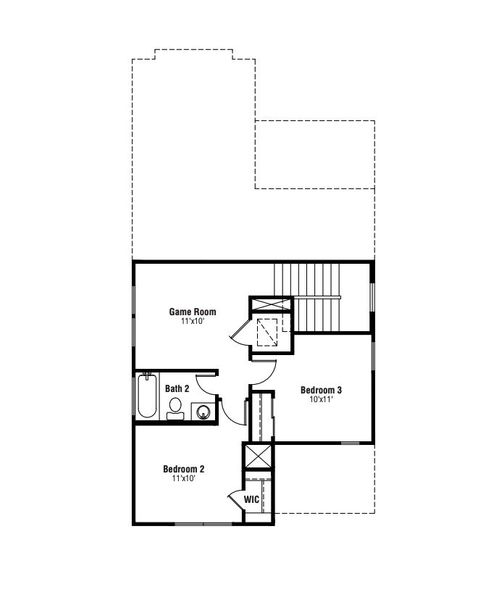 2D floor plan layout for the Esperanza by Scott Felder Homes in Mayfair, New Braunfels, TX (Image 3). 2D floor plan layout for the Esperanza by Scott Felder Homes in Mayfair, New Braunfels, TX (Image 3).