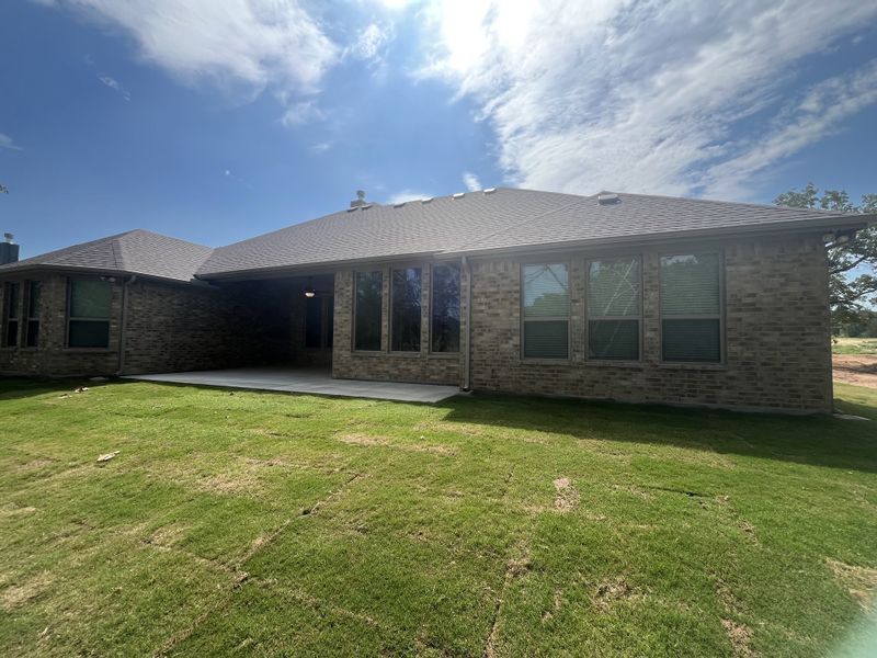 Representative exterior details of a home built from the Nolan by Cheldan Homes in Arbor Oaks, Boyd (Image 3).