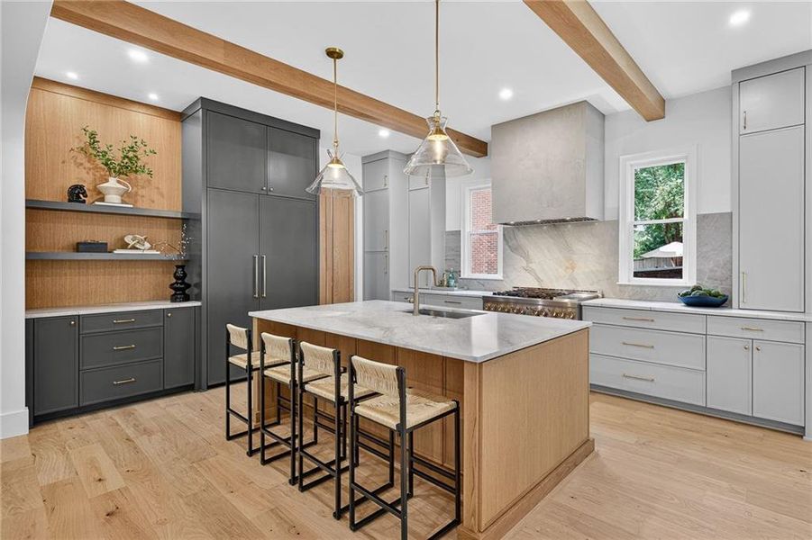 Furnished interior view inside a new home in , Atlanta (Image 28).