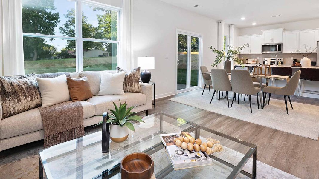 Furnished interior view inside a new home in Brinkley Ridge, Kings Mountain (Image 11).
